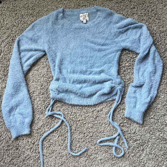 Hippie Rose Fuzzy Sweater - Picture 1 of 4